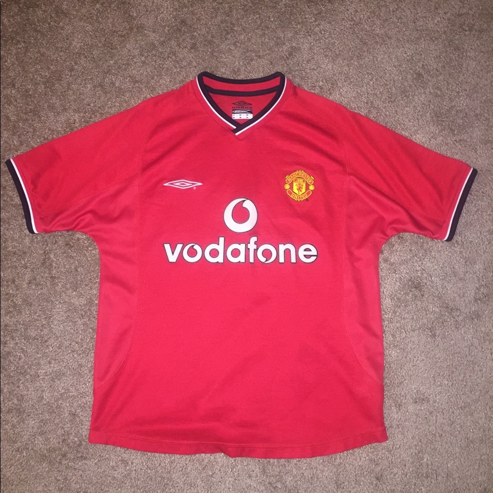 Umbro soccer jersey for Manchester Utd size Small